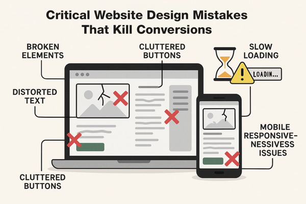 Common Landing Page Mistakes That Hurts Coversions Common Landing Page Mistakes That Hurts Coversions