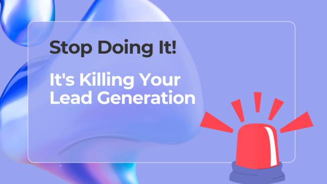 Mistakes of Email Marketing for B2B Lead Generation Mistakes of Email Marketing for B2B Lead Generation